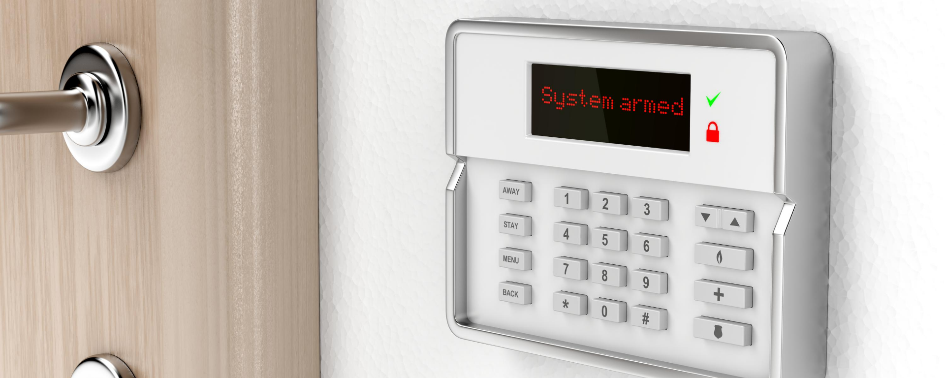 Alex Grauer trabajaba en sistemas electrónicos de casas en el momento de la entrevista. Sistema de alarma.