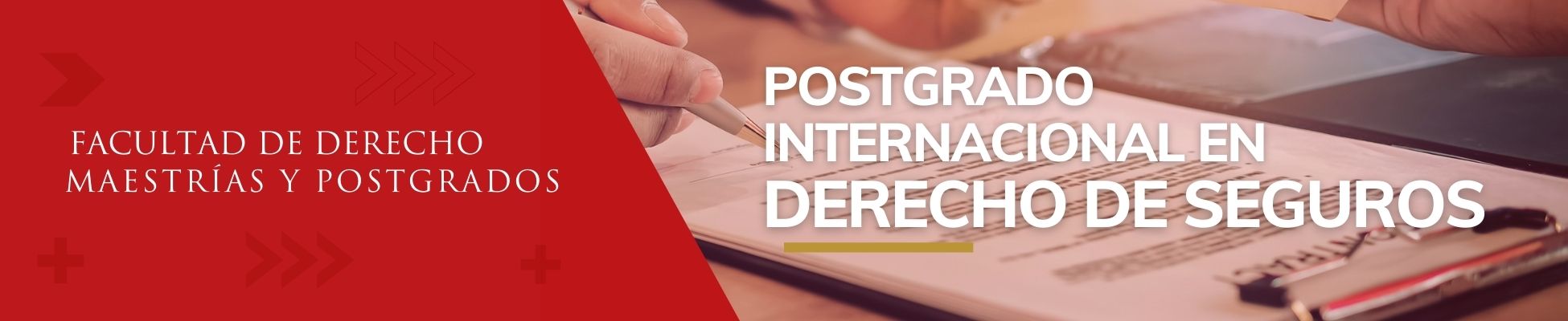 Postgrado internacional en Derecho de Seguros