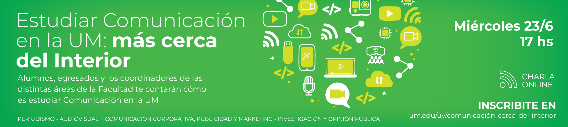 Anotate a la Charla sobre Comunicación