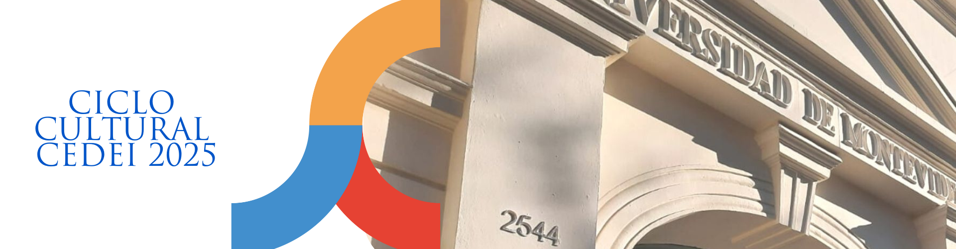 Banner provisorio Ciclo Cultural CEDEI 2025