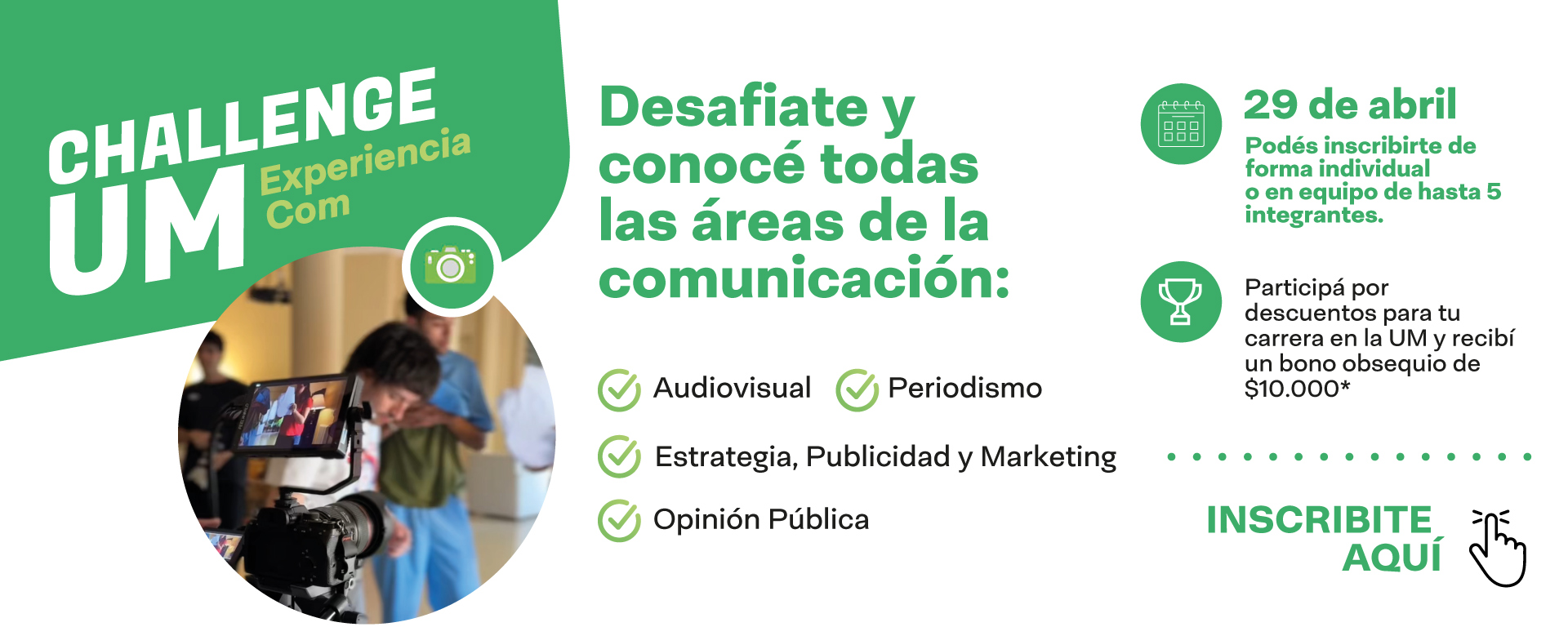 Nueva edición del Challenge FCOM, una oportunidad de vivir la experiencia profesional de los comunicadores