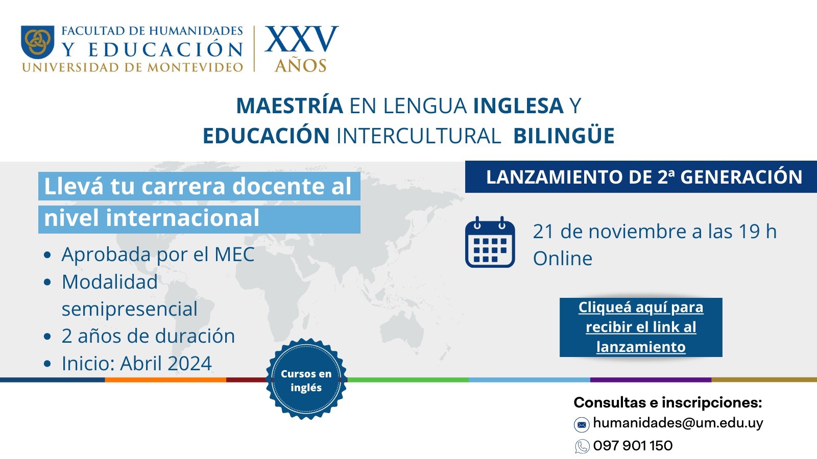  Lanzamiento de la Maestría en lengua Inglesa 2024