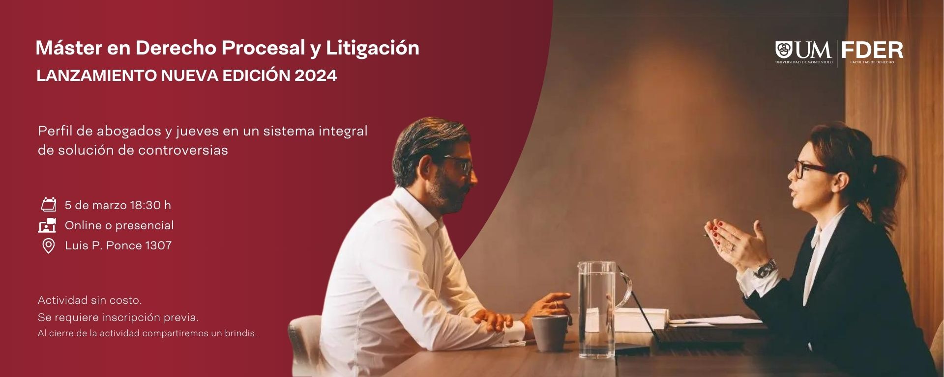 Nueva edición del Máster en Derecho Procesal y Litigación