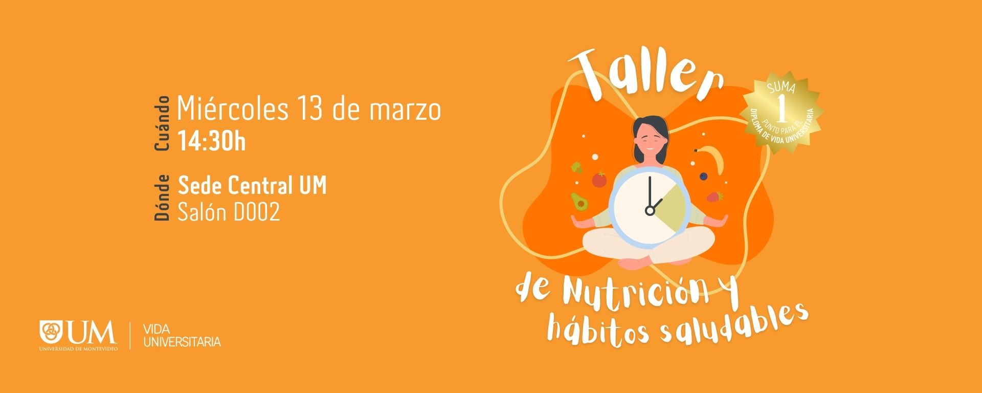 Taller de nutrición y hábitos saludables