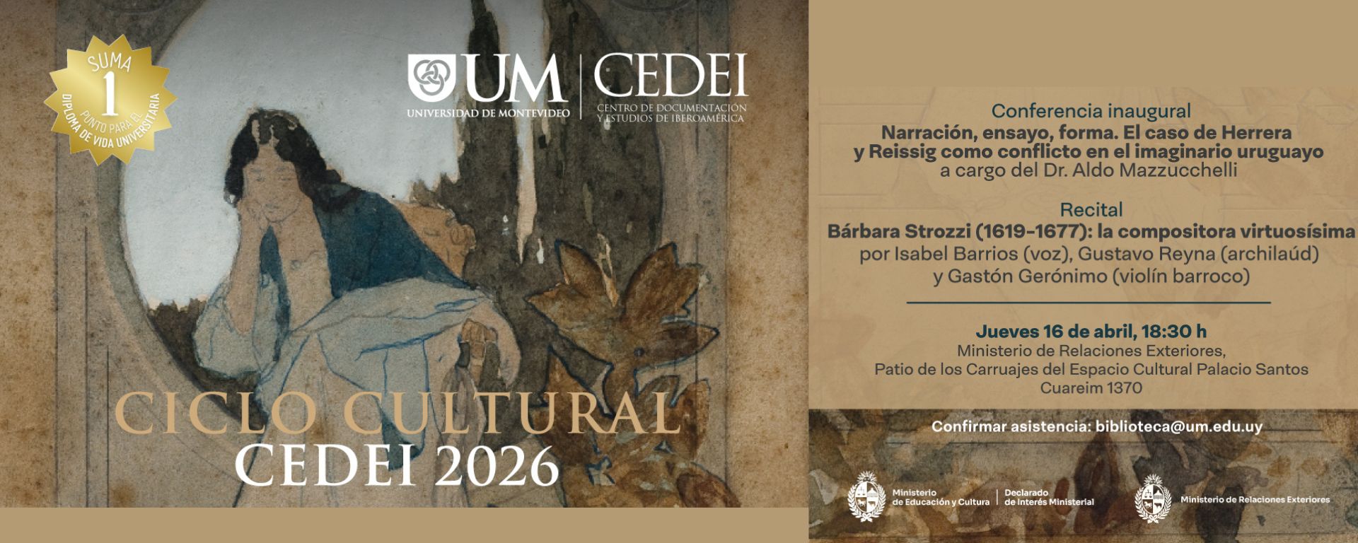 Conferencia Inaugural del CEDEI 