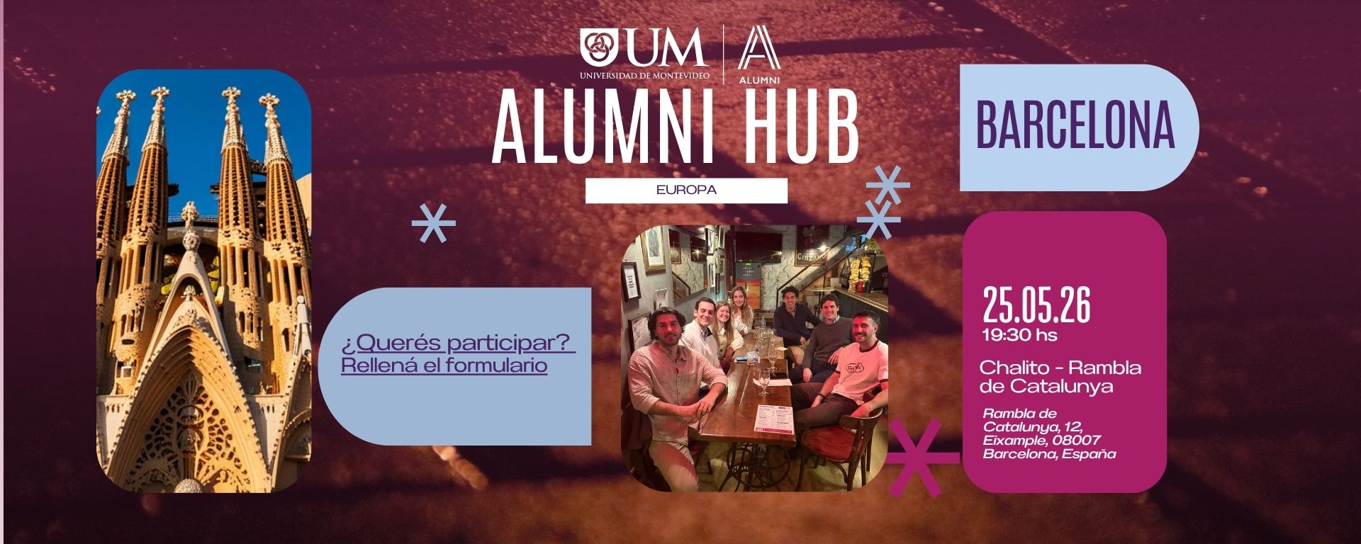 Encuentro Alumni HUB en Barcelona