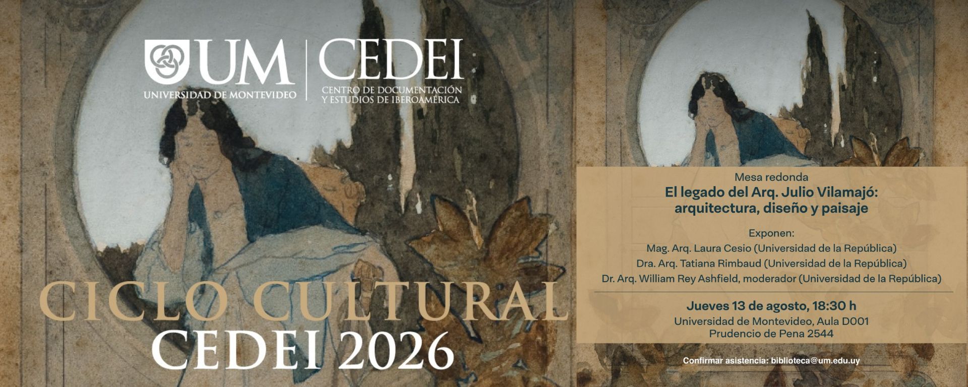 CEDEI Ciclo Cultural 2026