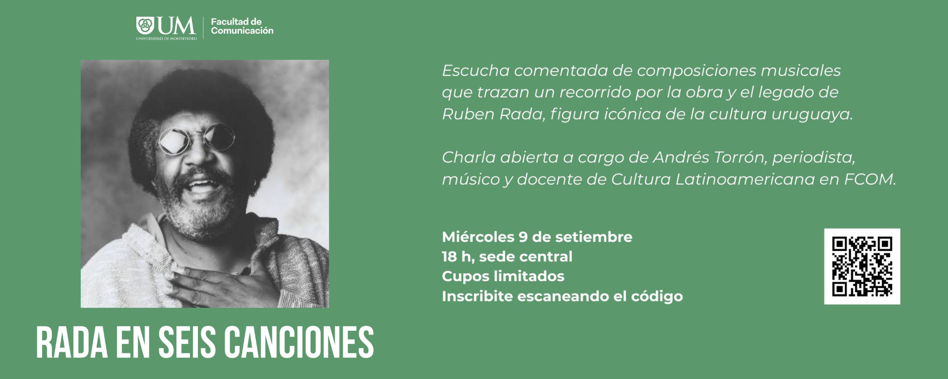 Rada en seis canciones 