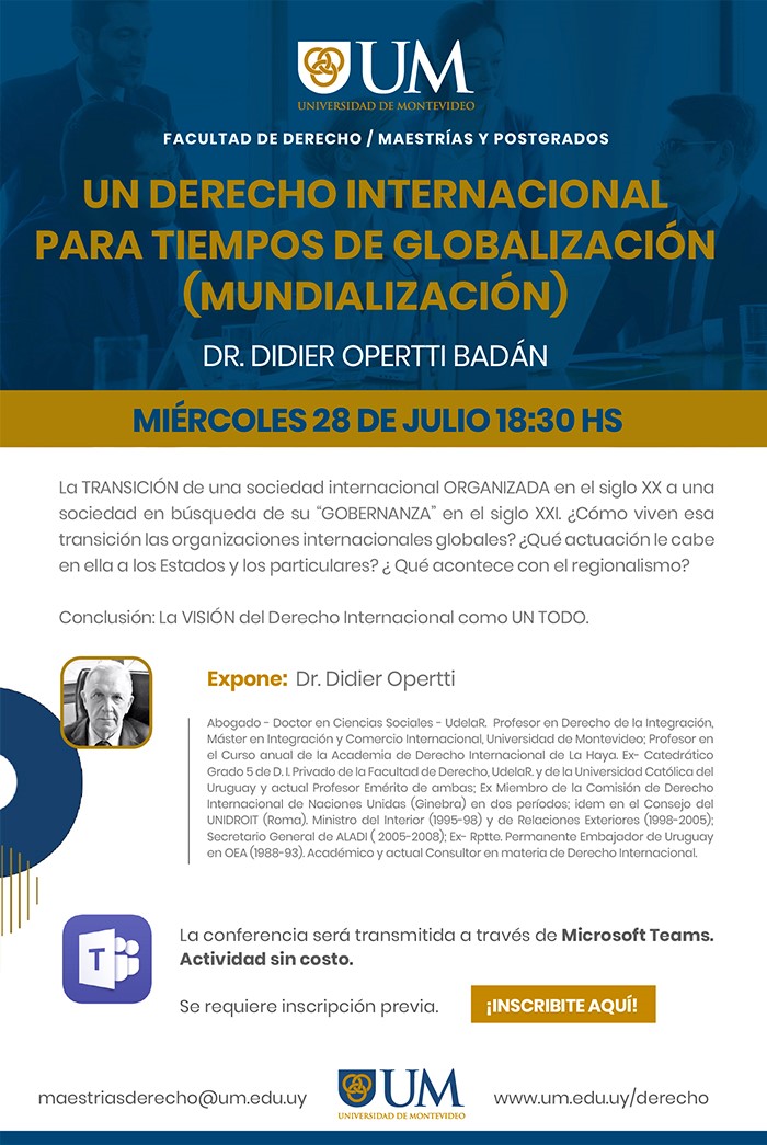 Un Derecho internacional para tiempos de globalización