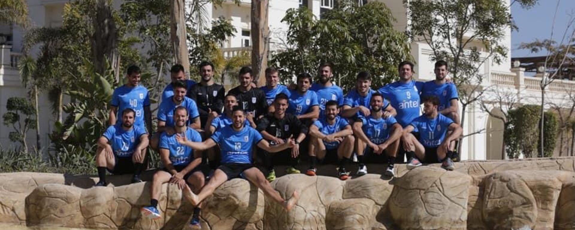 Facundo Liston formó parte de la selección de Uruguay de handball en el mundial Egipto 2021