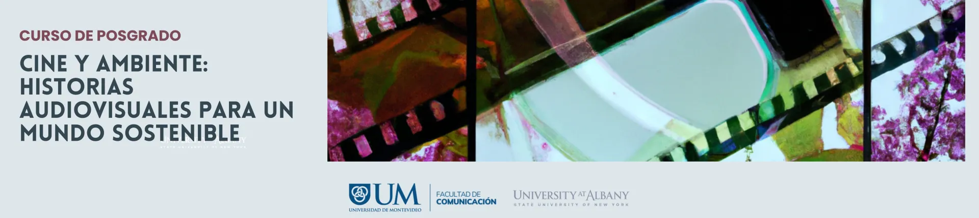 Curso de posgrado. Cine y ambiente: historias audiovisuales para un mundo sostenible