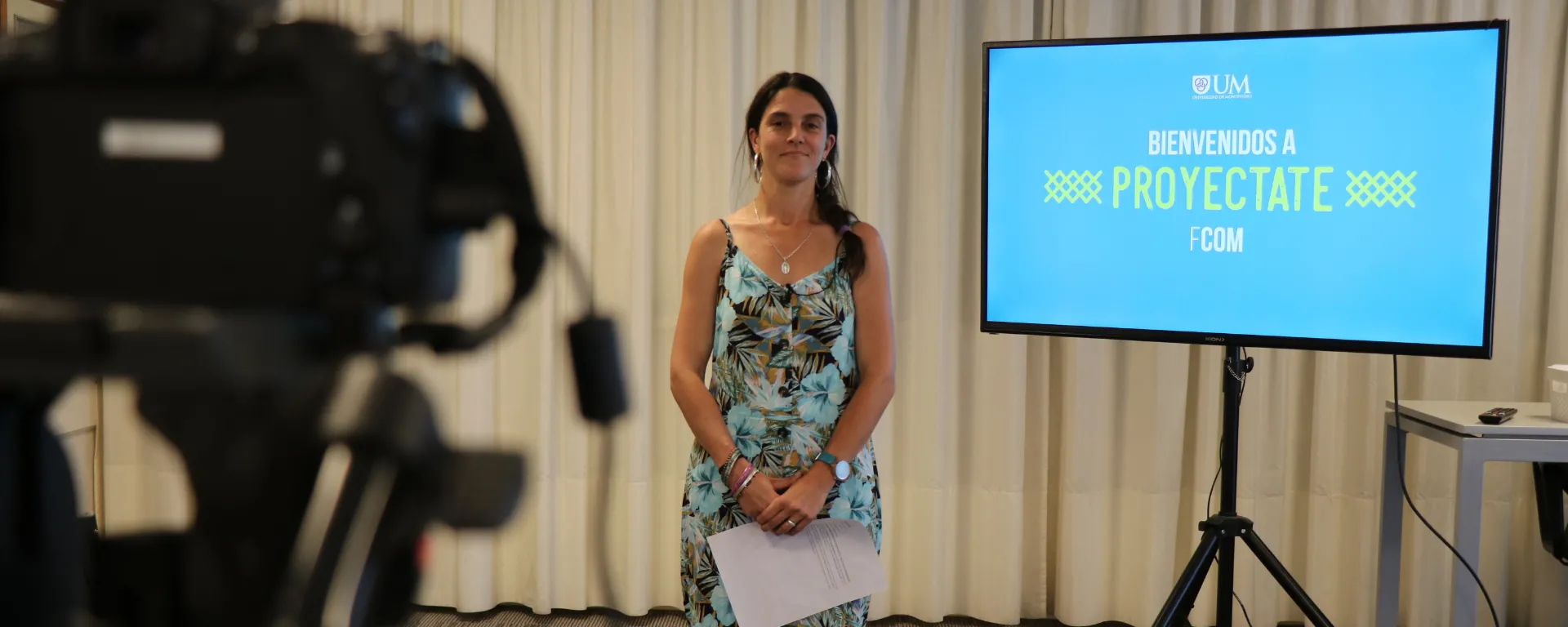 Proyección de trabajos audiovisuales en FCOM Proyección de trabajos audiovisuales en FCOM