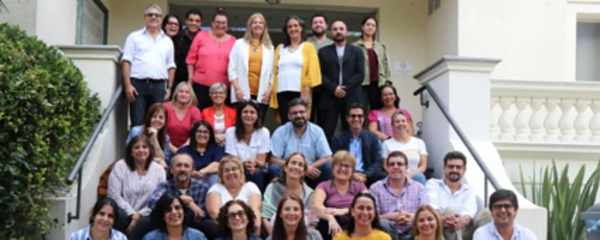 El grupo de becados El grupo de becados