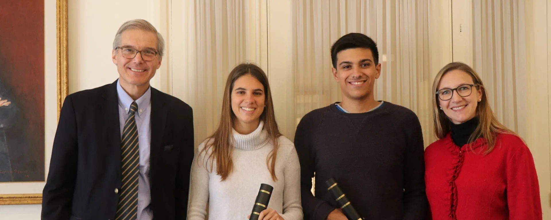 Dr. Juan Manuel Gutiérrez Carrau, Sofía Baldomir, Germán Molina y Silvana Blanco Dr. Juan Manuel Gutiérrez Carrau, Sofía Baldomir, Germán Molina y Silvana Blanco