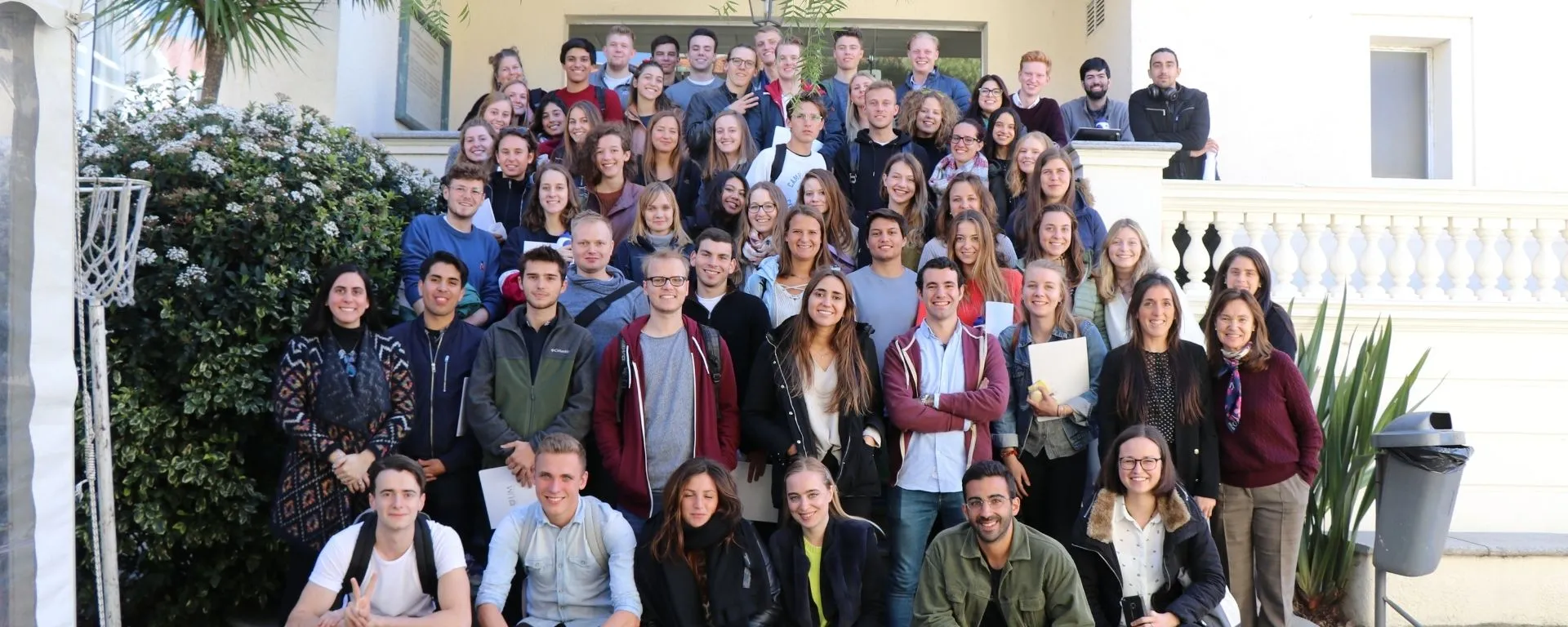 El grupo de nuevos estudiantes de intercambio en la UM El grupo de nuevos estudiantes de intercambio en la UM