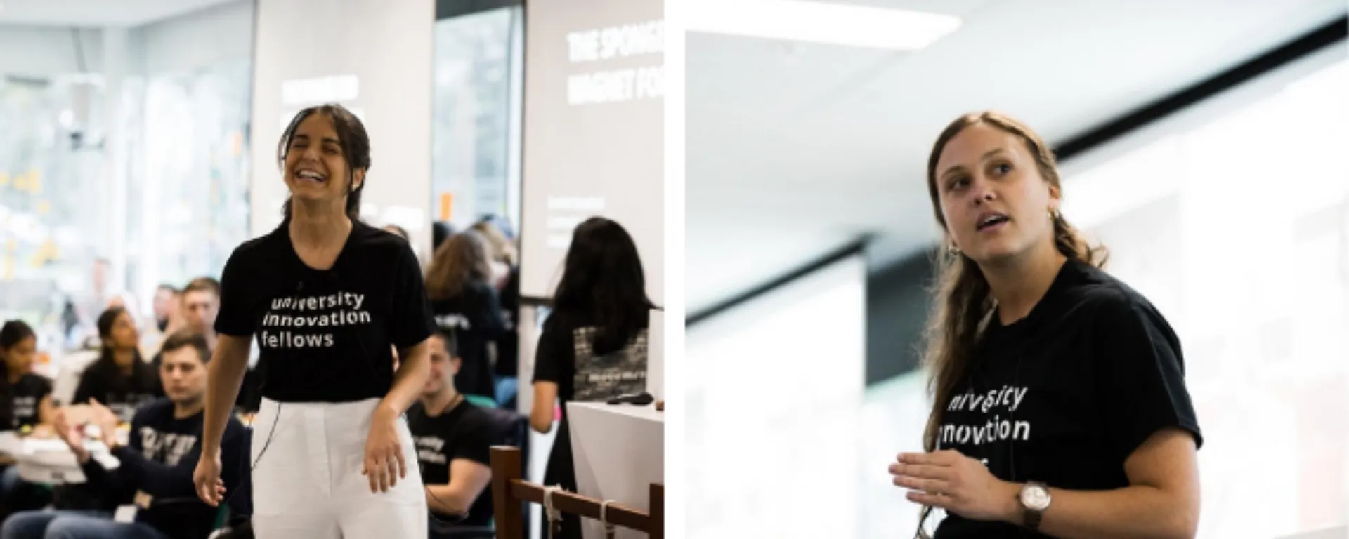 Carolina Vassalucci (FCOM) y Lucía Rodríguez (FCEE) Carolina Vassalucci (FCOM) y Lucía Rodríguez (FCEE)