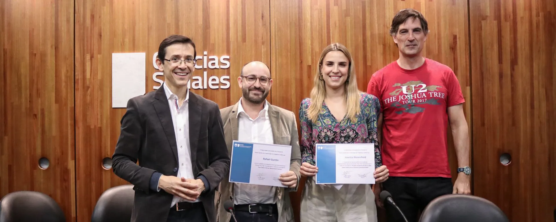 Alumni UM ganó el Premio Nacional de Economía y docente UM recibió mención especial Alumni UM ganó el Premio Nacional de Economía y docente UM recibió mención especial