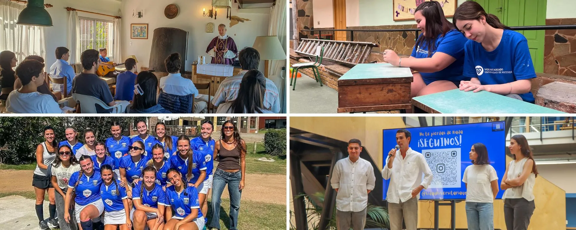 Vida Universitaria comenzó el año con grandes encuentros, voluntariado, deporte, cultura, pastoral y formación Vida Universitaria comenzó el año con grandes encuentros, voluntariado, deporte, cultura, pastoral y formación