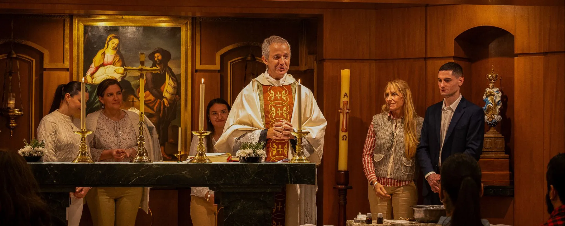 Capellanía celebró tres bautismos 